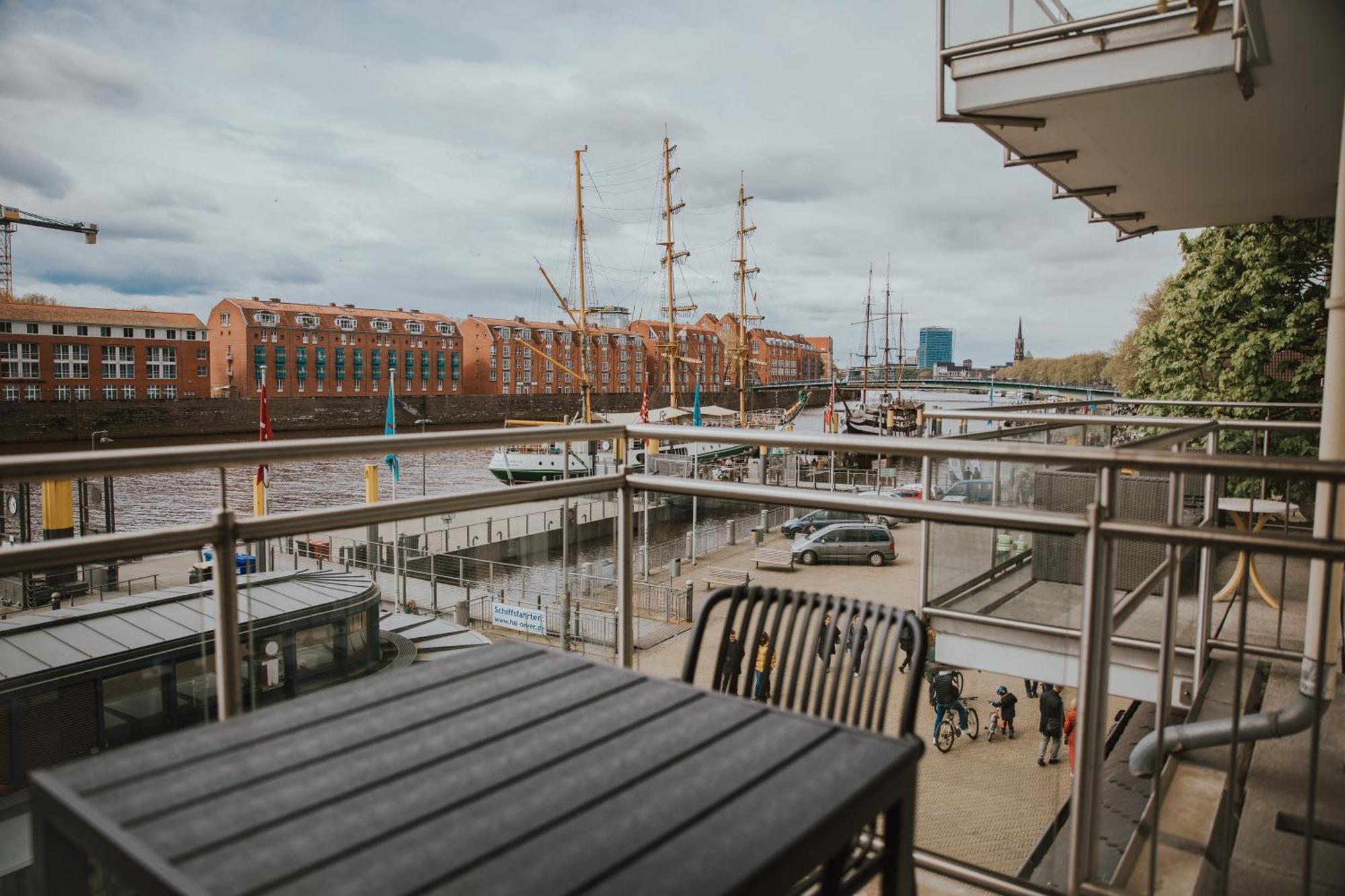 Moderne Wohnung Mit Weserblick Und Uferpromenade BRE Eksteriør billede